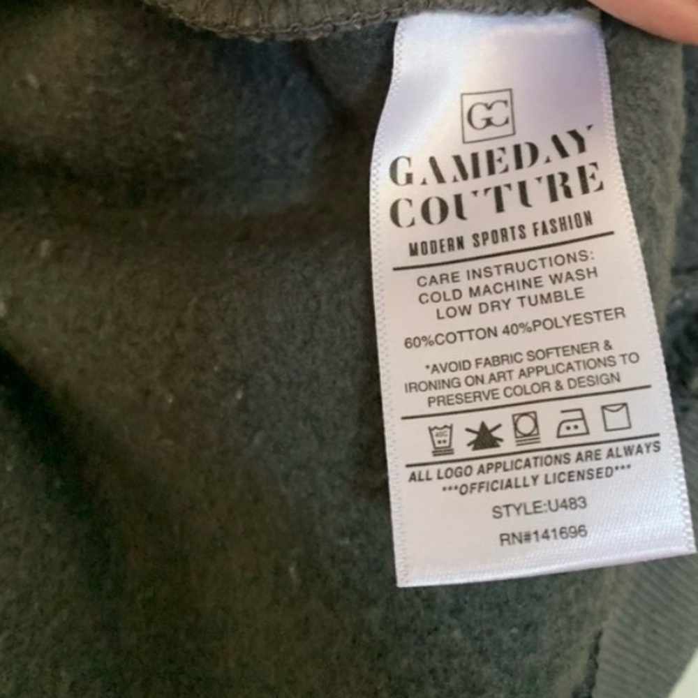 Chicago Bears Women's NFL Gameday Couture Gray Crew Neck Sweater in Size Large - Picture 8 of 8